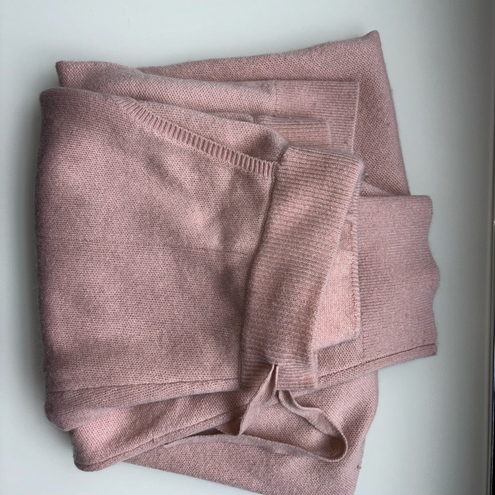 525 America Pink Cowl Neck Sweater Pants